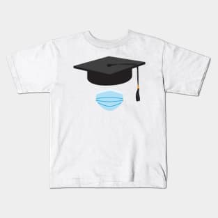 Class of 2020 Graduation - Graduation cap and Face Mask Kids T-Shirt